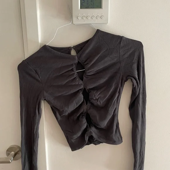 ASOS Tops Asos Going Out Black Long Sleeve Womens Top Poshmark